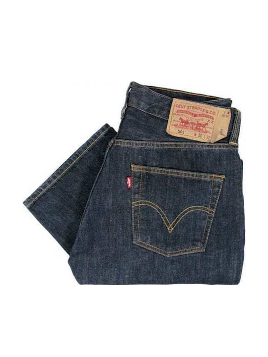 501 Men's Jeans Pants with Regular Straight Fit Blue