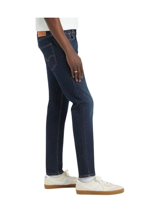512 Men's Elastic Jeans Pants with Slim Tapered Fit Dark Blue