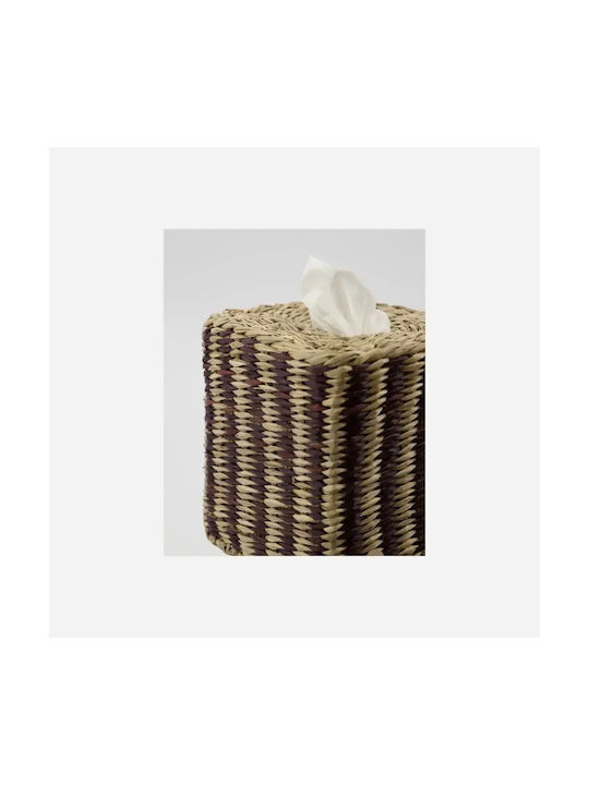House Doctor Metallic Brown Tissue Holder 13.5x13x14cm