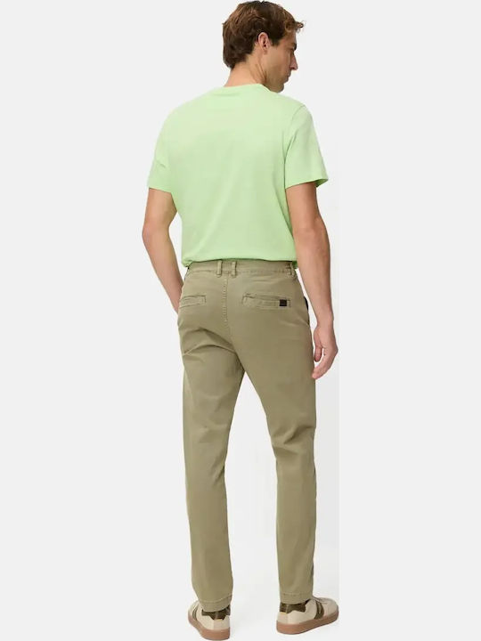 Men's Chino Trousers Elastic Regular Fit Olive