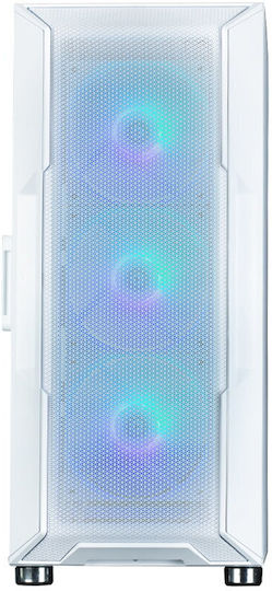 Zalman I3 Neo V2 ARGB Gaming Midi Tower Κουτί Υπολογιστή με Πλαϊνό Παράθυρο Λευκό