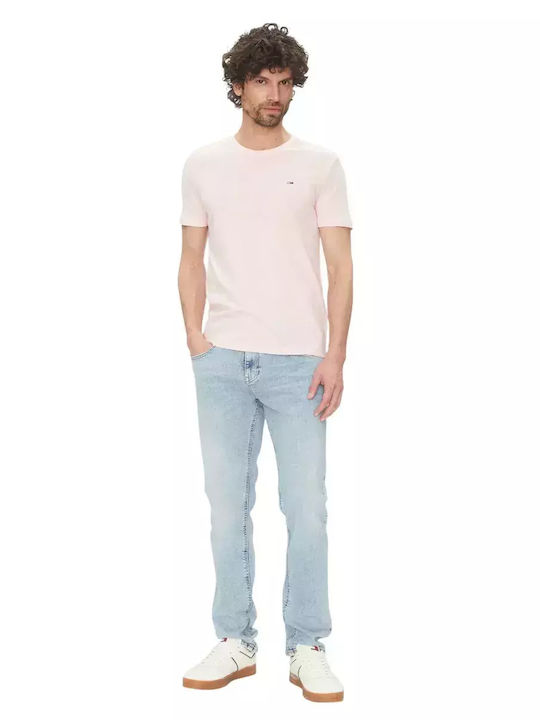 Scanton Men's Jeans Pants Elastic with Slim Fit Light Denim