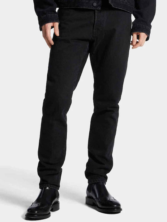 Cool Guy Ανδρικό Παντελόνι Τζιν με Slim Straight Εφαρμογή Μαύρο