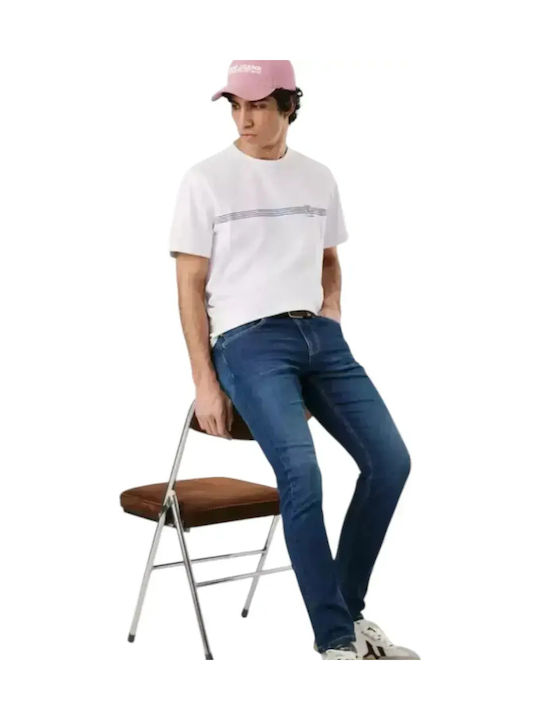 London Men's Jeans Pants with Slim Fit Blue