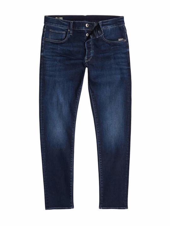 3301 Slim Men's Jeans Pants Elastic with Slim Fit Dark Aged Denim