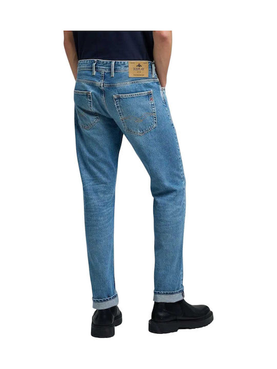 Replay Grover Pantaloni De Blugi Pentru Bărbați Linie Straight Albastru Replay Grover Pantaloni De Blugi Pentru Bărbați Linie Straight Albastru