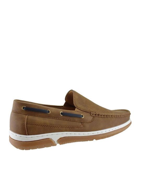 Men's Moccasins in Tabac Brown Colour
