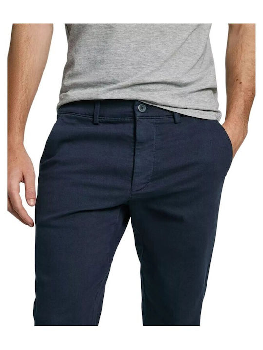 Gymdigo Παντελόνι Chino Ελαστικό σε Slim Εφαρμογή Μπλε