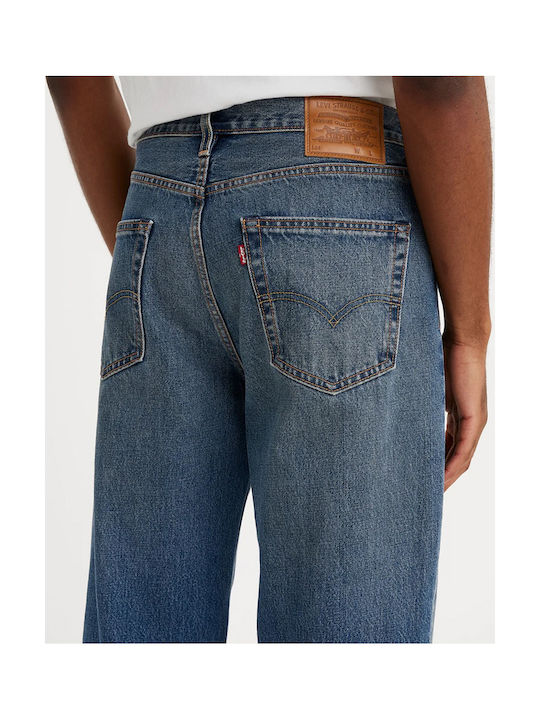 Stay Men's Jeans Pants with Loose Straight Fit Blue