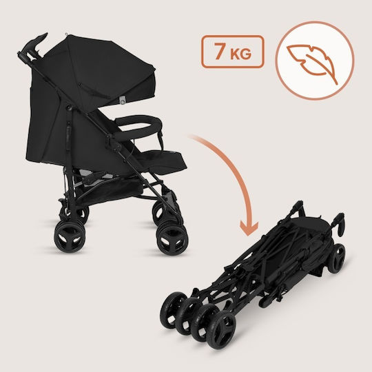 Lionelo Irma Umbrella Stroller Suitable for Newborn Black