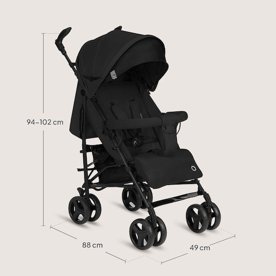 Lionelo Irma Umbrella Stroller Suitable for Newborn Black