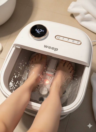 Profindustry Profindustry Elektrische Massager für Beine mit Heizung Weiß