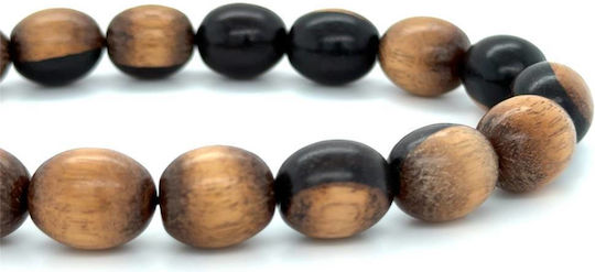 Kompologadiko Ebony Worry Beads with 33 Beads Black