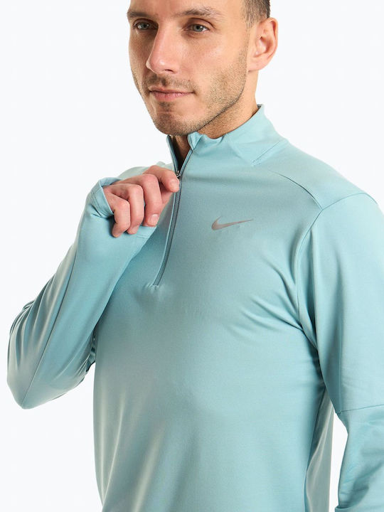 Dri-Fit Athletic Men's Long Sleeve Light Blue Blouse