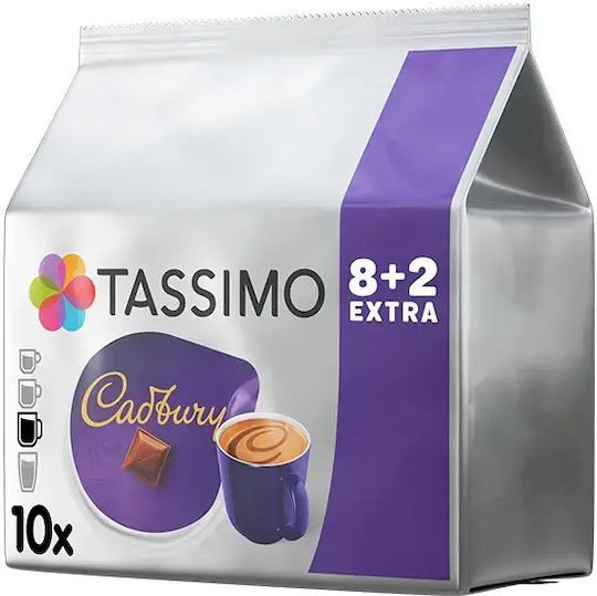 Tassimo Capsule Ciocolată Compatibile cu Mașină Tassimo 10buc
