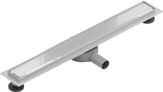 Mexen Flach 360° Mgw Drehbarer Linearer Bodenablauf 60 Cm Weißes Glas 1027060-40