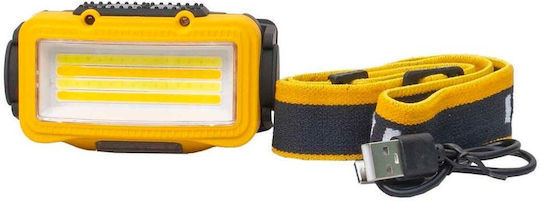 Headlamp 8 Lighting Modes Usb Z-tools W6103a Yellow Zts 8206