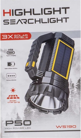 Handgehaltene Taschenlampe Solar Usb Aufladung 3 Lichtintensitätsmodi Z-tools Zts 8962