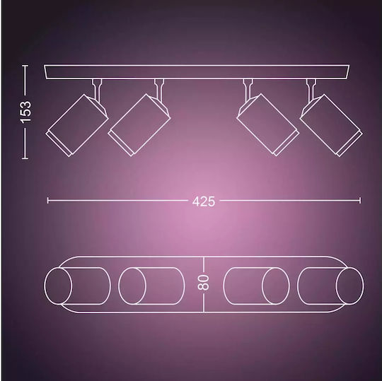 Philips Fugato Fugato Spot În Culoare Albă