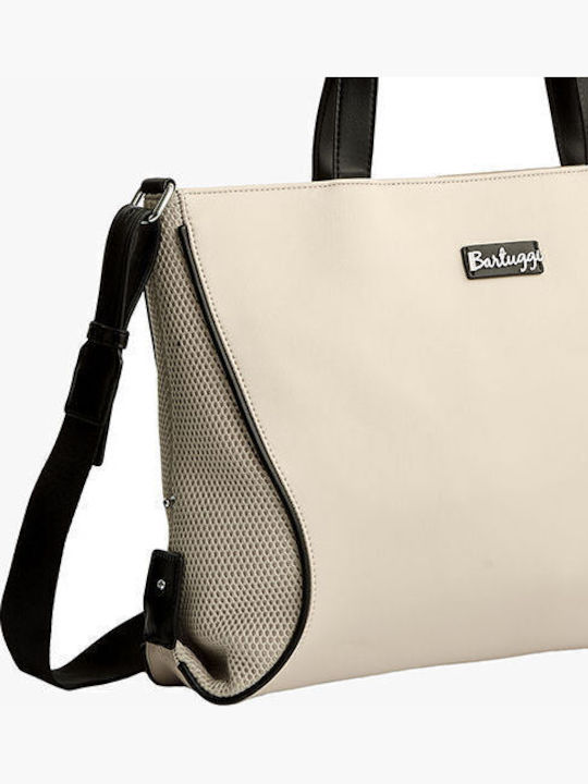 Geantă Dama Shopper De Umar Bej
