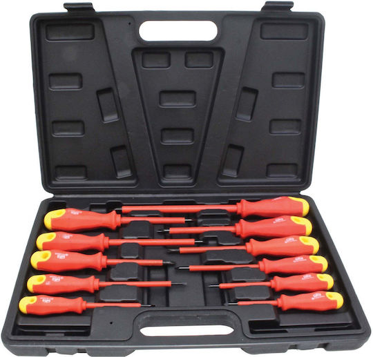 Satra Schraubendreher-Set mit Spitzen Cr-v Magnetisch 11 Stück