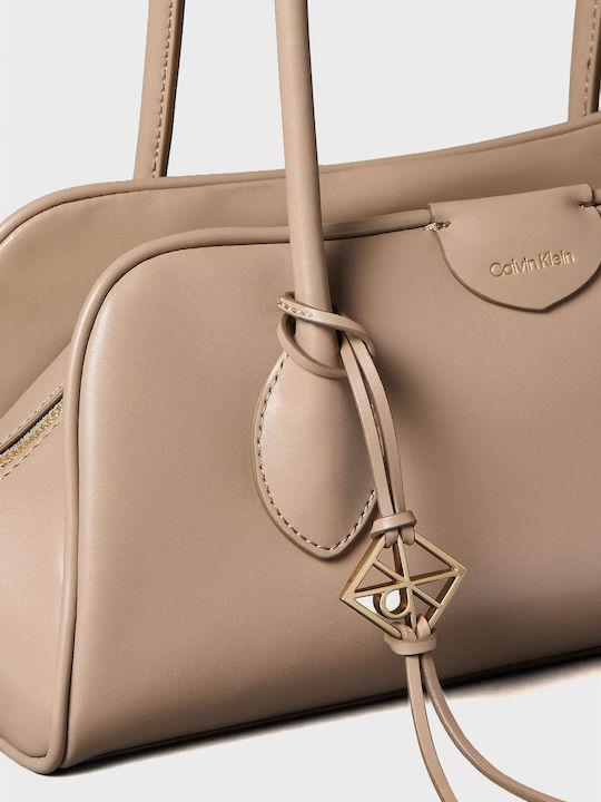 Calvin Klein Trio Compartments Damenhandtasche aus Kunstleder