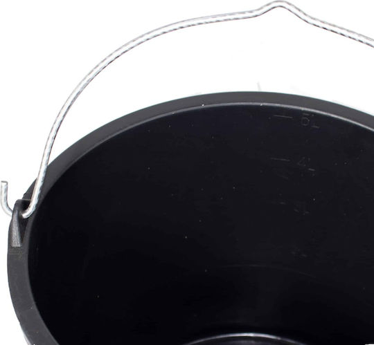 Plastic Mop Bucket Capacity 5lt Black