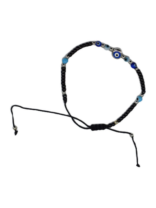 Elegant Brățară Pentru Femei Macrame Cu Design Ochi Protector Din Șnur