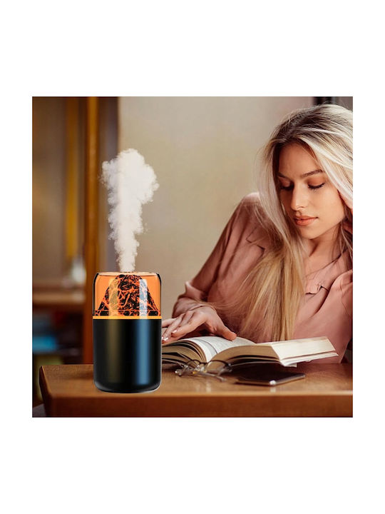 Dispozitiv Difuzor de Aromaterapie Ultrasonic cu Lumini LED Negru 180ml ZN1RCK3QWS1928