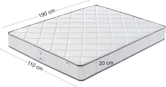 Bio-flex Полуединично Анатомично Матрак Двустранно Ролков Пакет 110x190x20см с Джобни Пружини