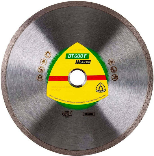 Klingspor Dt 600 F Supra Disc De Tăiere Cu Diamant 230x22.23mm Ext 325372