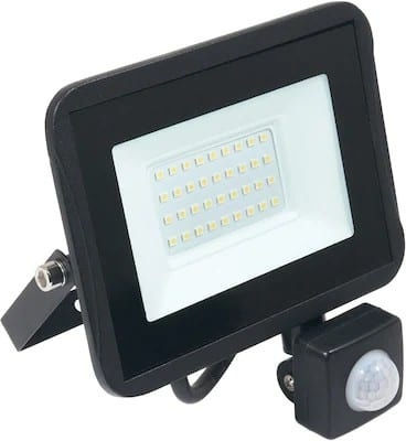 Proiector LED Etanș 50W Alb Rece 6400K cu Senzor de Mișcare IP65
