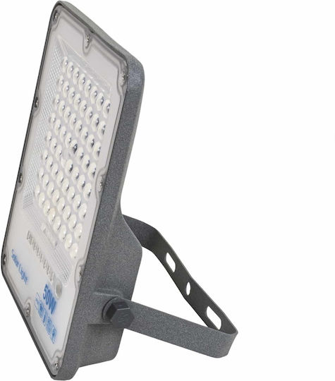 Proiector LED Solar Etanș 50W cu Telecomandă IP66