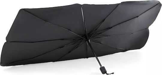 Umbrelă De Soare Pentru Mașină Protejează Împotriva Radiațiilor Solare 110 X 65 Cm Universal Negru Gri