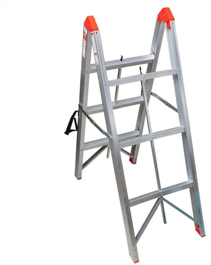 Aluminum Folding Ladder 3 Steps Max 150kg Zts 8078