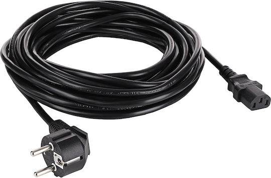 Cablu Alimentare Pc Cee 7/7 Iec C13 Ak-pc-08s Cu 3x1.5mm² 10m