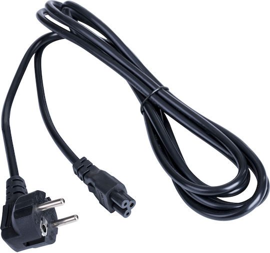 Akyga Copper Power Cable Ak-nb-10c Cloverleaf Iec C5 Cee 7/7 Laptop 3m