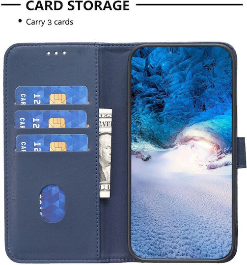 Binfen Series 12 Wallet Leather Blue Honor 90 Smart