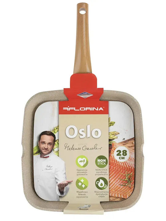 Florina Florina Oslo Grill aus Aluminium mit Antihaftbeschichtung 28cm