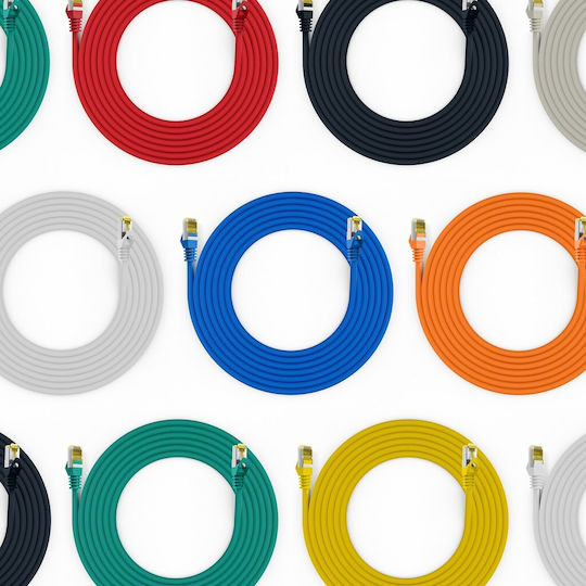 EFB S/FTP Cat.6a (Gigabit) Καλώδιο Δικτύου Ethernet 0.15m Κόκκινο