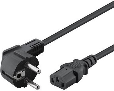 Powertech Schuko - Schuko Cable 1.5m Μαύρο CAB-P044