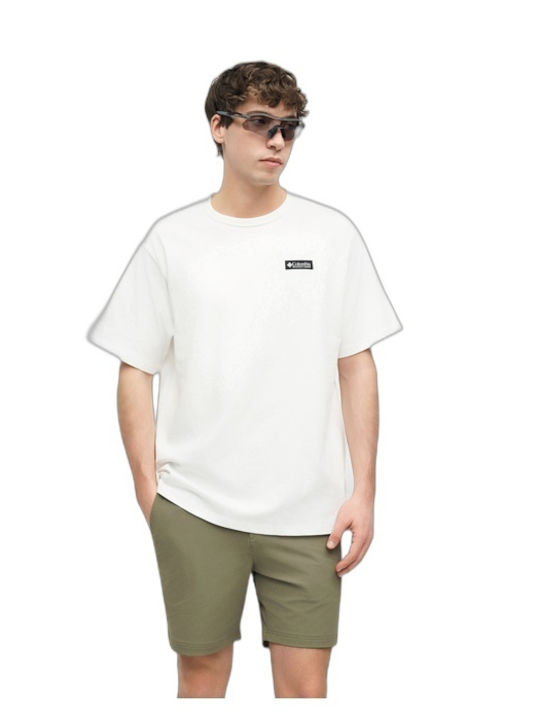 Herrenblusen Kurzarm T-Shirts Weiß
