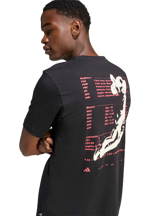 Αθλητικό T-shirt Μαύρο