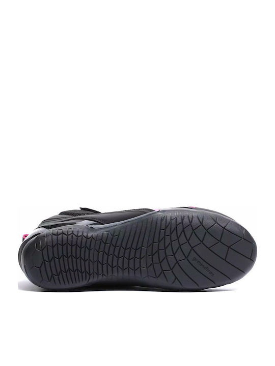 Dainese Herian Air Women's Motorcycle Leather Low Boots Black/Fluo Pink