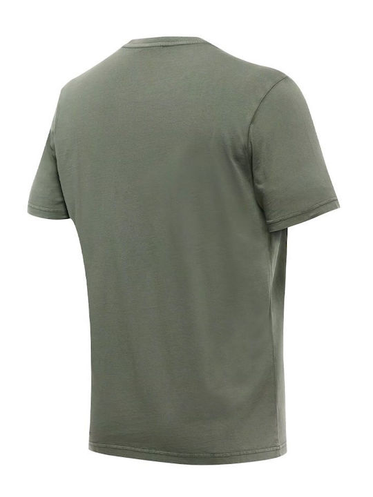 T-Shirt Grünes/Bronze