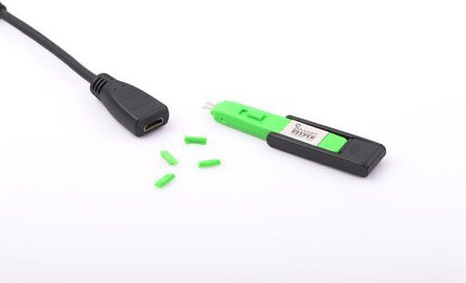 Smartkeeper Mini Netzwerk Zubehör Mini HDMI Port Blocker Grüne 4 Stück+Schlüssel