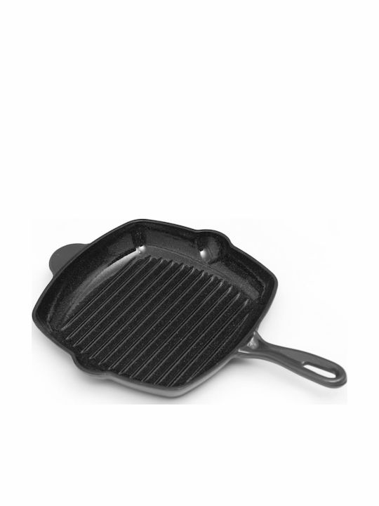 Gusseisen Grill mit Emaille Innenbeschichtung