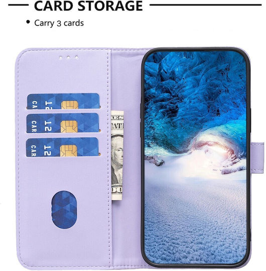 Binfen Series 12 Wallet Leather Purple for Realme C65