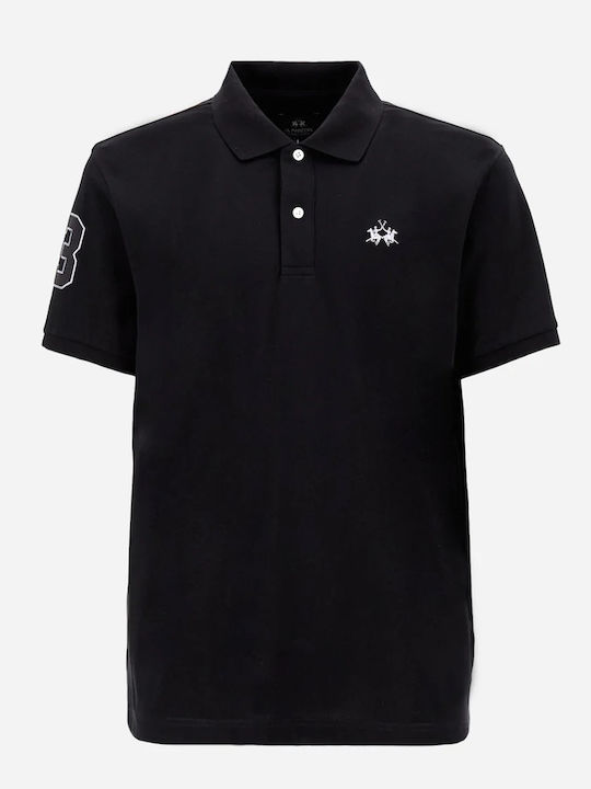 Polo Short Sleeve Blouse Black