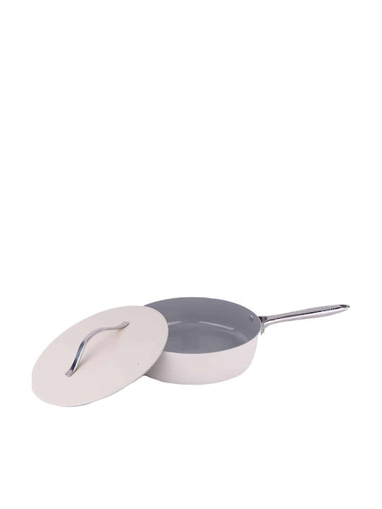 Tigaie Sauté din Aluminiu cu Capac cu Acoperire Ceramică 28cm